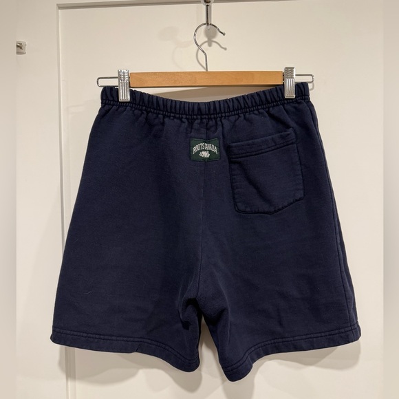 Roots Kid’s Navy Blue Sweat Shorts w/Logo - Picture 6 of 8